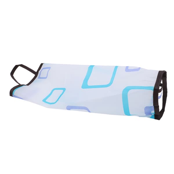42x18cm Opbevaringspose til Små Ting Stor Kapacitet Bærbar Polyester Affaldspose Container til Camping Hvid