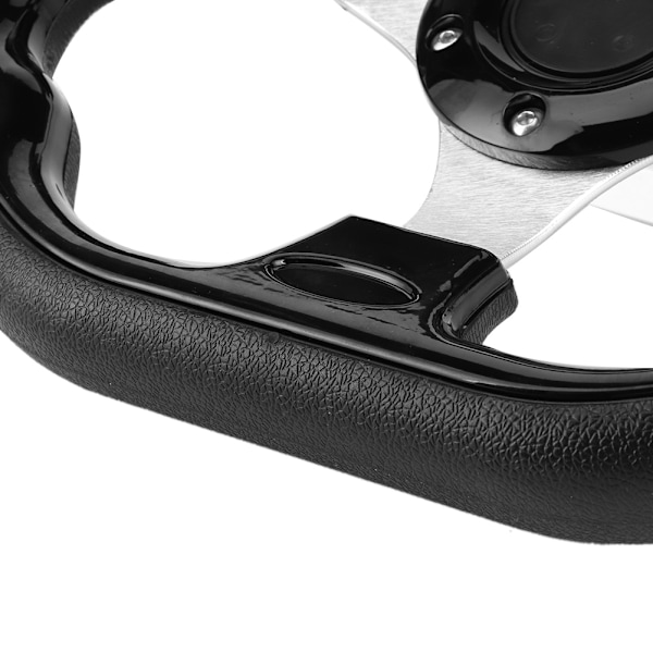 320mm/12,5 tommer Racing Bil Drift Rattet med Hornknap Glans Sort Farve Universal