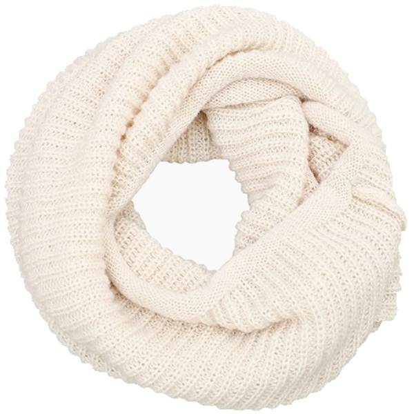 Tjock chunky halsduk dam vinter stickad infinity halsduk mode tjock