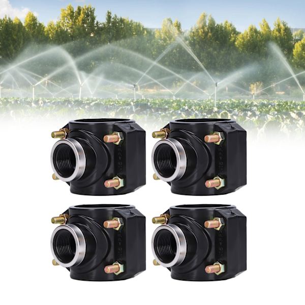 4 set vattenavloppssadel plast rör extra snabbkontakt tee kit G1 hon gänga