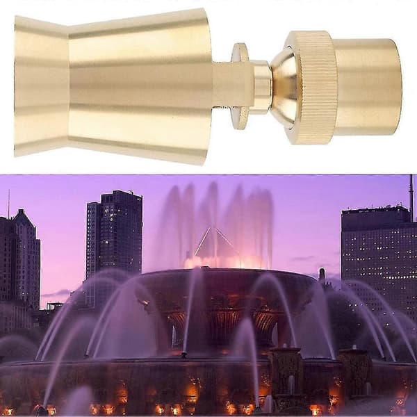 Brass Varighet Justerbar Is-Tårn Kaskade For Fontener Sprinklerhode (1 Tomme Dn25)