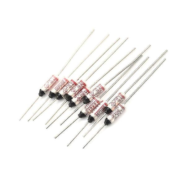 10 st SF214E termisk säkring 216 °C 10A 250V