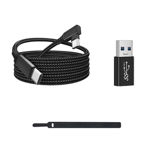 Datakabel för Laddning och Överföring för Oculus Quest 2 Link USB 3.1 Typ C USB-A till Typ-C Kabel