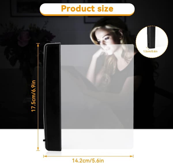 Bærbar LED Flat Panel Lampe, Lavspenning LED Lampe