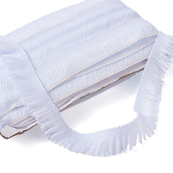 Polyester Frans Tofs Spets Trim Frans Fiber Trim för Sömnad Q