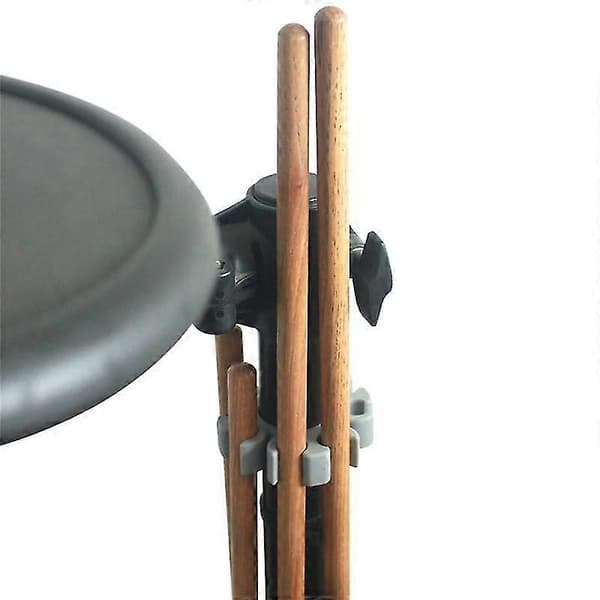 Trommestikkholder For V Td 38mm Trommer Silikon Trommestikkstativ Tilbehør Grå