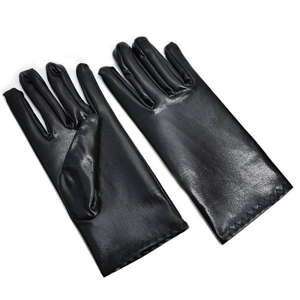 Sølvfarvede uldlæderhandsker til kvinder, elegante og lette, egnet
