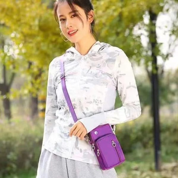 Liten crossbody-plånbokstelefonväska för kvinnor, minicrossbody-väska