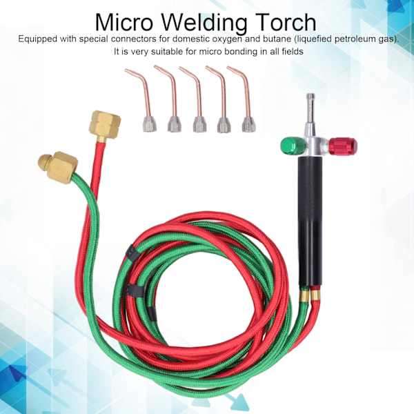 Mini Gasbrænder Metalisk Kobber Materiale Holdbar Højtemperatur Svejsning Gasbrænder Lodning