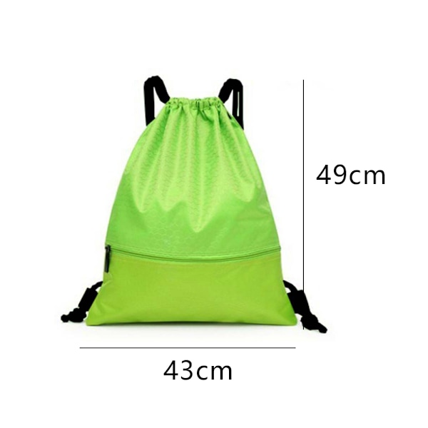 Ryggsäck med dragsko, gymväska, dragsäck, dragsäckar