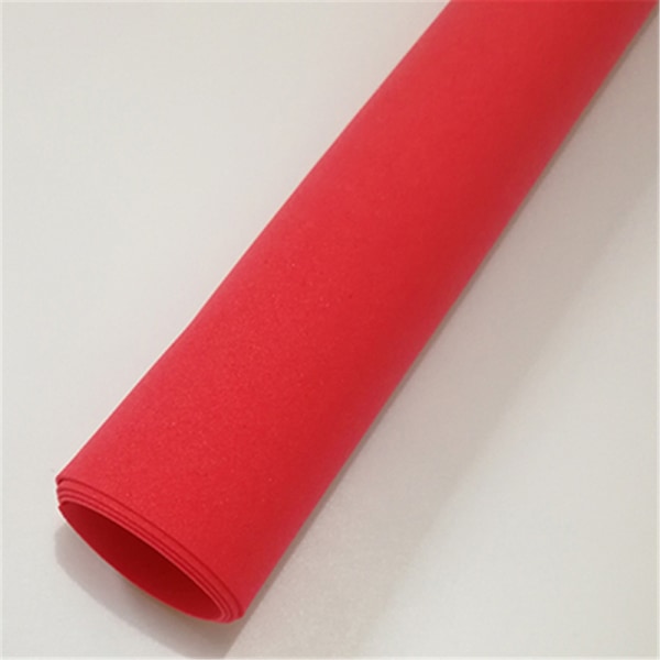 Vitt skumpapper 10 ark Foamiran 50x50 cm Färgglad EVA-hantverk