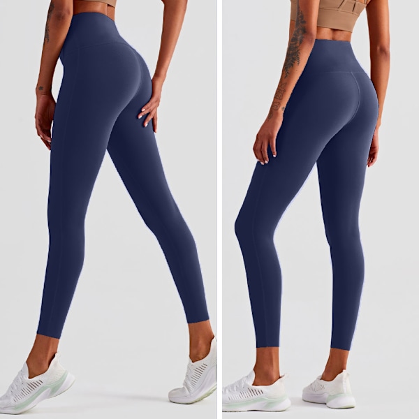 Yoga-tights for kvinner med høy midje, anti-squat, peach-effekt