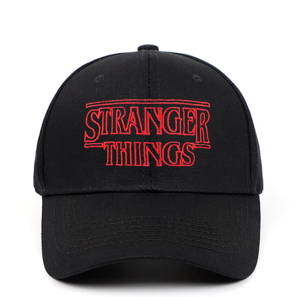 Stranger Things Bogstav Broderi Vasket Baseballkasket