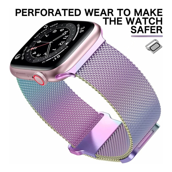 Magnetisk reim kompatibel med Apple Watch - Mesh Milanese-reim