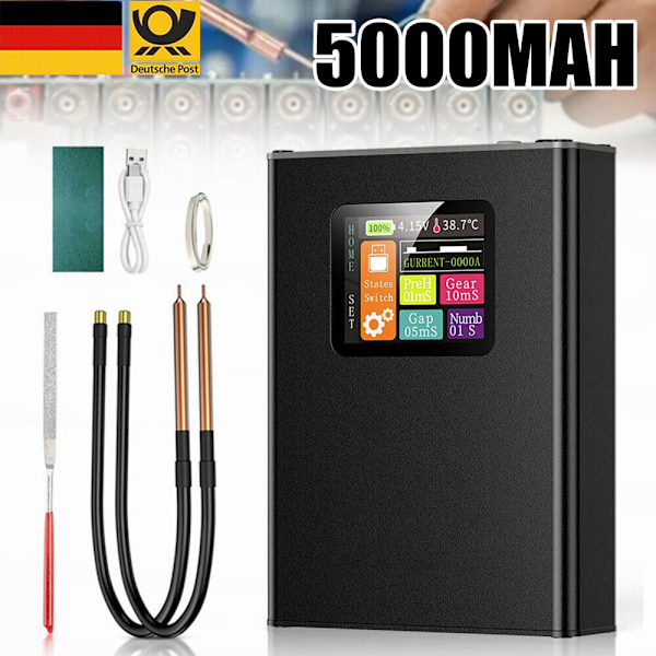 Batteripunktsvetsningsapparat Set Handhållen för Punktsvets 18650 Batterisvetsning
