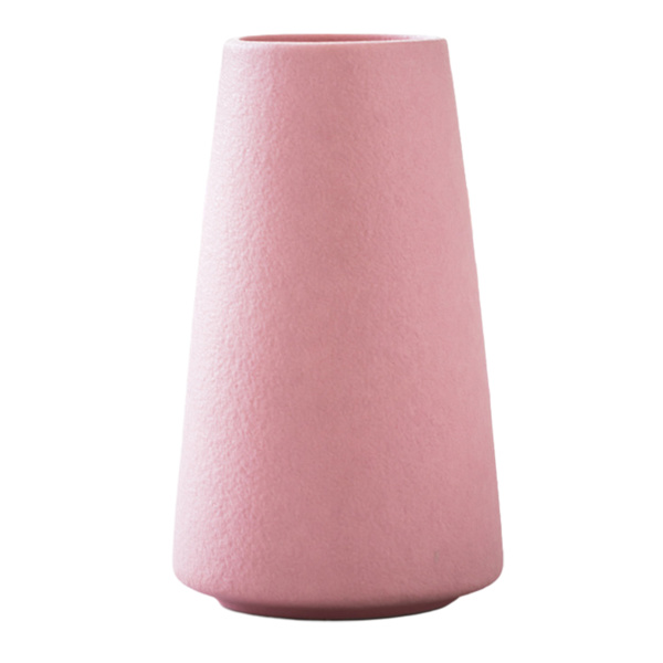 Keramisk blomvas, söt matt vas för vardagsrum inomhus heminredning, bordsdekorationer, 9*15*5cm
