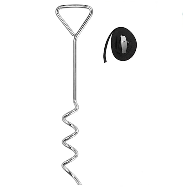 Heavy Duty Trampoline Anchor Kit Ground Anchor Wind Stakes med Rep Universal Trampoline Tie Downs Stål Stakes Anchor Kit för Trampoliner
