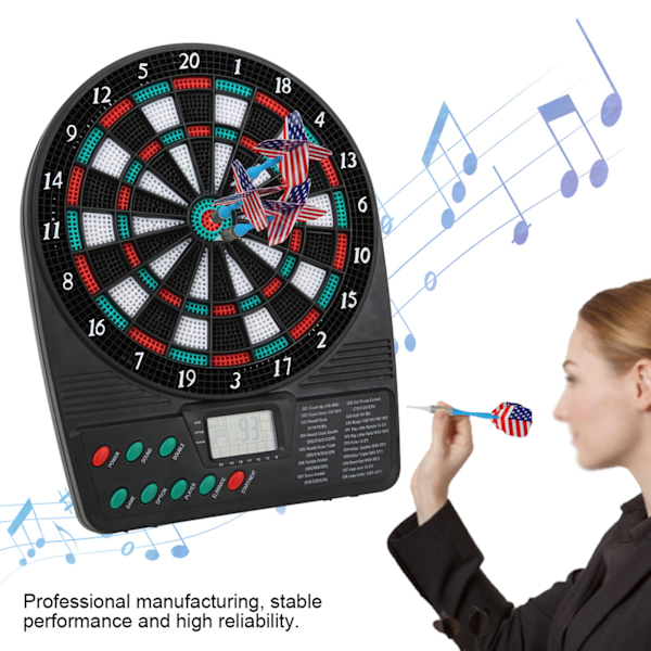 Elektronisk Dart Automatisk Poängräkning Mjuk Darttavla Set Familjefritid Mål Underhållning