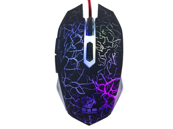 Luminous Gaming Mus Svart