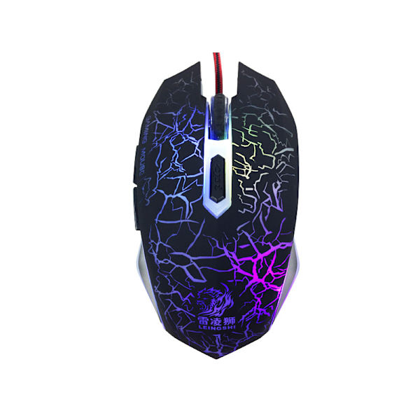 Lysende Gamingmus Svart