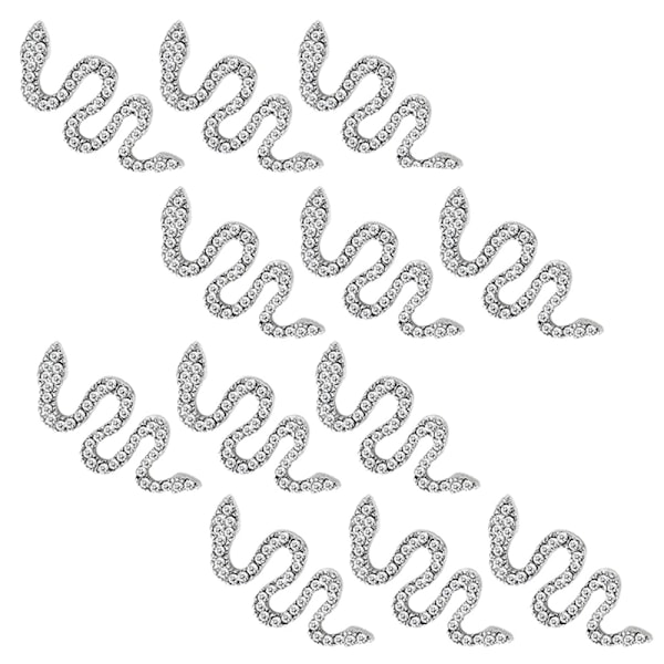 Neglecharms, Slange Neglekunst Charms 3D Negle Rhinestones, til Neglekunst Tilbehør