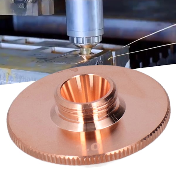 Laser Cutting Nozzle Single Layer Fiber Copper Welding Machine Industrial Parts Accessories 1.0(Hole Dia 1.0mm)