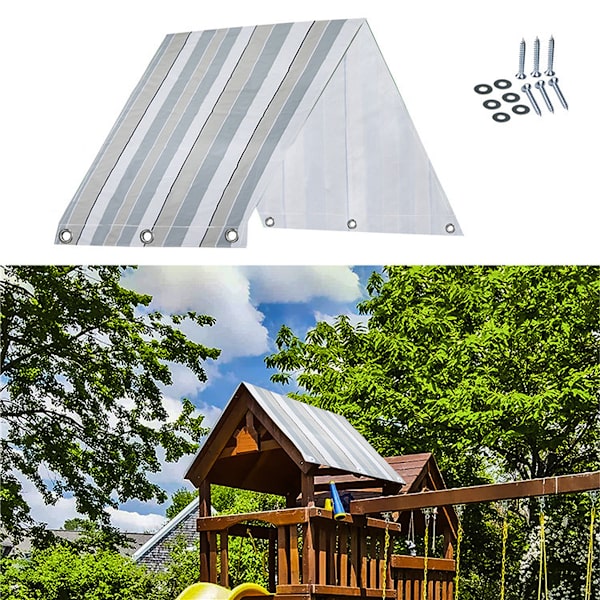 43x90 tum utomhus gungställ skugga barn lekplats tak
