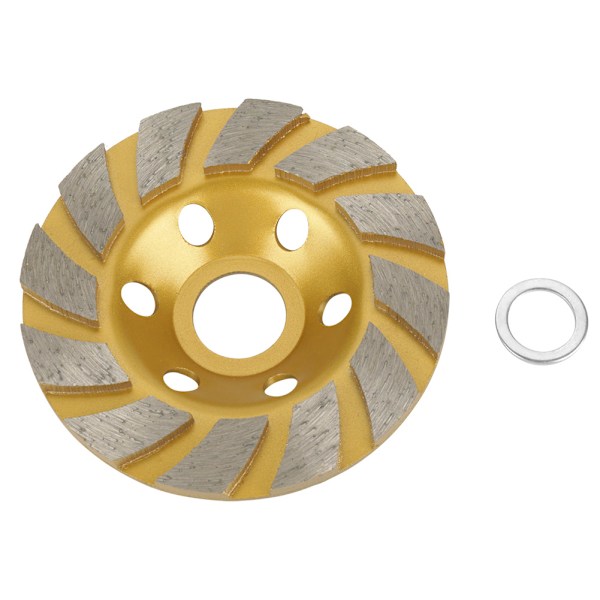 100mm*4,5mm Diamantsegment Slibeskive 6 Huller Til Marmor Beton Sten