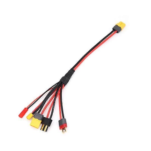 20cm 16awg 4.0mm Bananplugg Xt60 Til 18awg Xt60 Xt30 Dc5.5 Kabel For B6 Lader Rc Fpv(b)