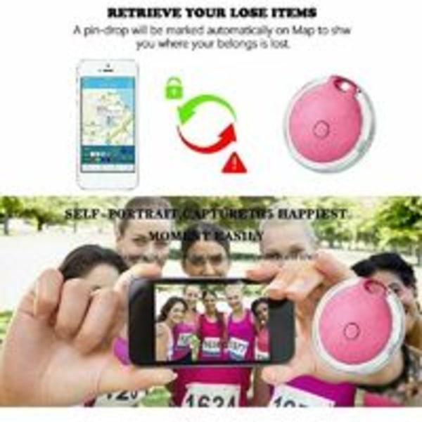 4-pack vattentäta och bärbara Bluetooth mini GPS-lokaliserare för bagage/barn/djur/katt/hund
