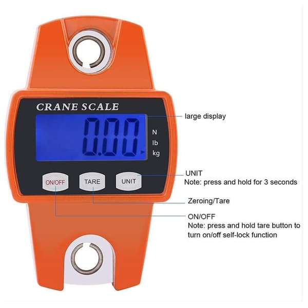 Kranestige - Mini Stiger Portable Digital LCD Hængende Stiger P