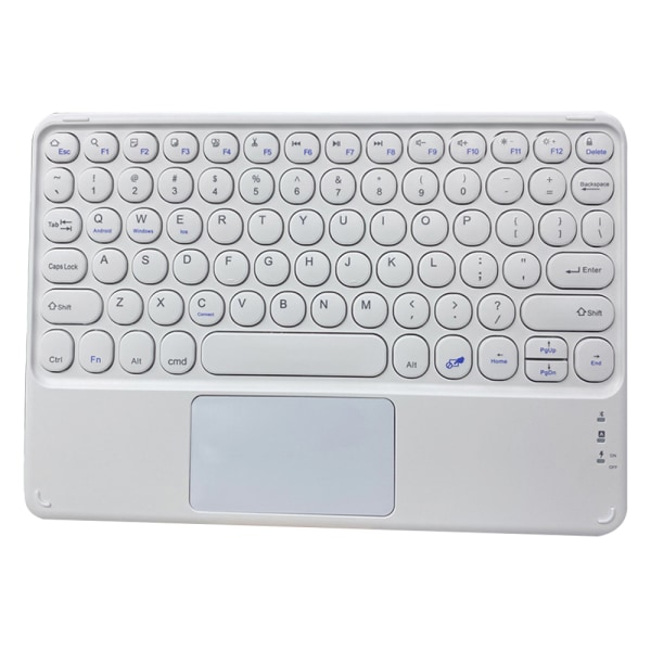 10 inch Bluetooth Keyboard Touch, Wireless Keyboard Ultra-Slim