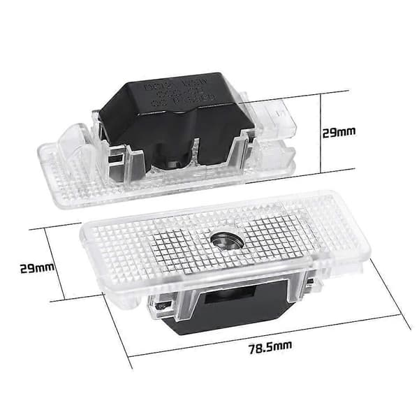 LED-velkomstlys for bildør til BMW 5-serie E39 1997 - 2003 1998 1999 2000 2001 X5 E53 Z8 E52 2PCS For BWM