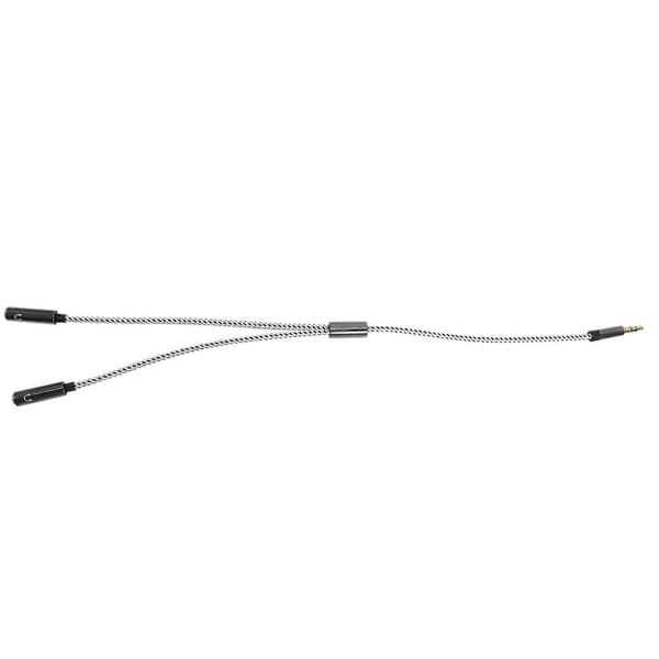 Rexlis (9,8 tommer) 3,5 mm hovedtelefonstik splitteradapter, Aux Stereo Høretelefoner Ørepropper Y Audio Split Ad