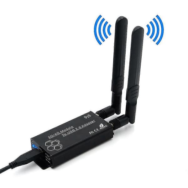 Mini Pci-e - Usb 2.0 (tyyppi C) -sovitin korttipaikalla ja lisävirtaliitännällä Wwan/lte-moduulille