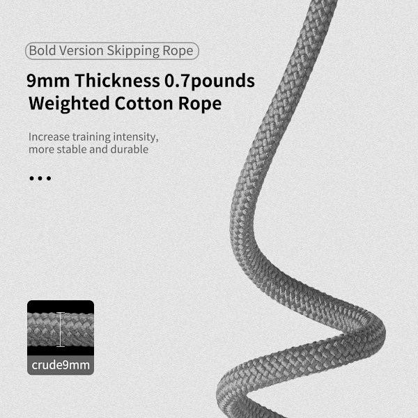Vægt hoppetov træning fitness, ingen indpakket kugleleje hurtigt hoppetov MMA boksning vægttab, aluminium håndtag justerbar