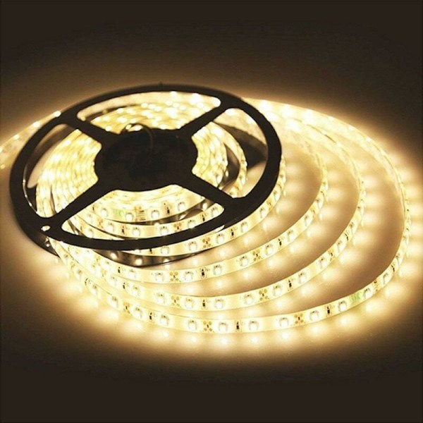 Smd 3528 Led Strip För Varmvit Belysning, Icke Vattentät Flexibel Kretskort 5v Usb-driven, Klippbar För Enkel Installation, Hållbar Med Låg Värme För