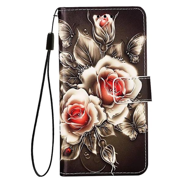 Lämplig för Apple iPhone 11 mobilskal Ros plånboksfodral