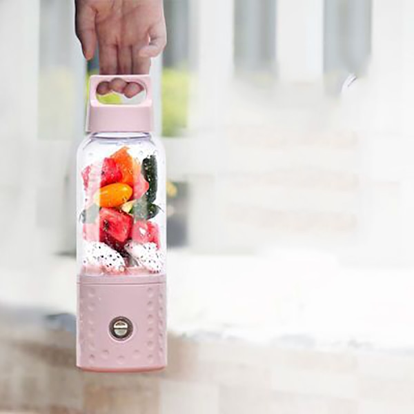 Diamond Jar Design Blender, Uppladdningsbar & IPx67 Vattentålig, Idealisk För Utomhusäventyr Och Daglig Användning
