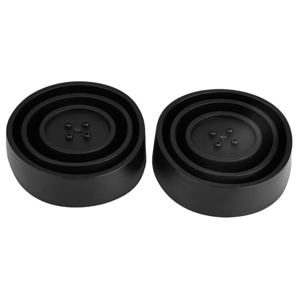 2 st svarta 90 mm LED-strålkastar gummiskal förseglat dammskydd