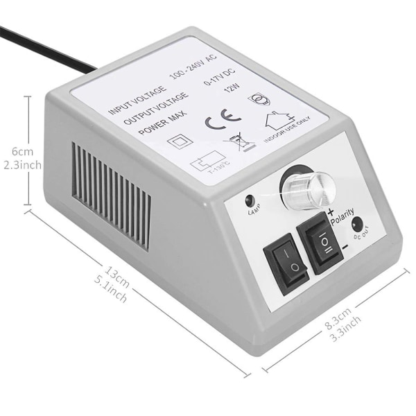 Elektrisk neglfil, neglborremaskin, neglfilborrsettkitt