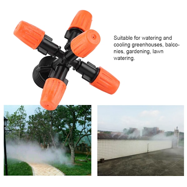 Hanegevind G1/2 Have Justerbar Forstøverdyse Mikro Dryp Vandingssprinkler