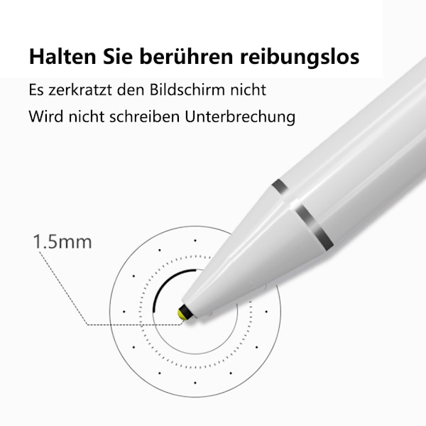 Aktiv styluspenn for nettbrett, 1,45 mm spiss