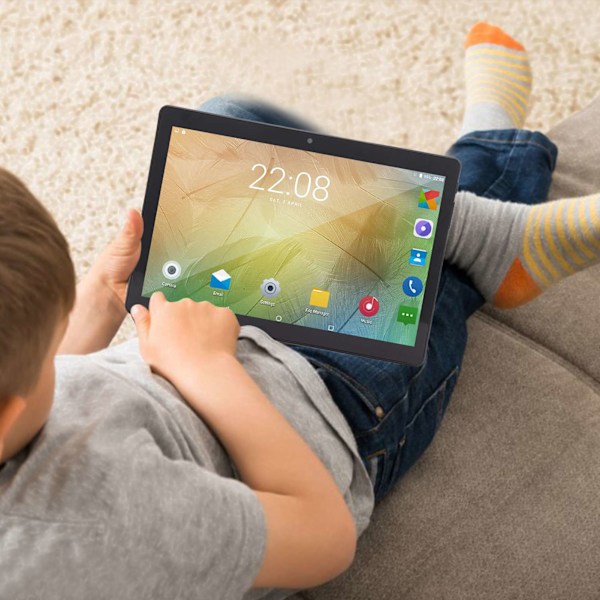 10 Tuuman Tabletti 32GB ROM 2GB RAM 10 Tuuman 1960x1080 IPS Näyttö DSDS Nopea Alumiiniseos HD Tabletti Musta EU-Pistoke