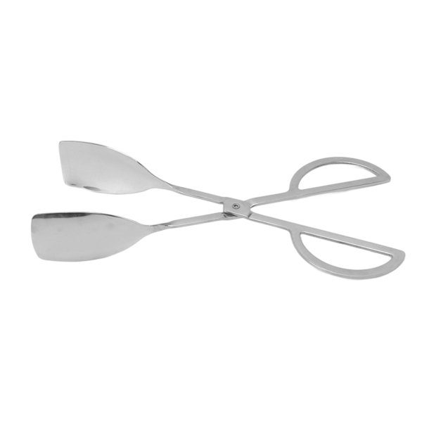 Salladsserveringslösning, salladstång i rostfritt stål för elegant presentation, lätt och bärbar för alla tillfällen (halkfritt grepp, ergonomisk)