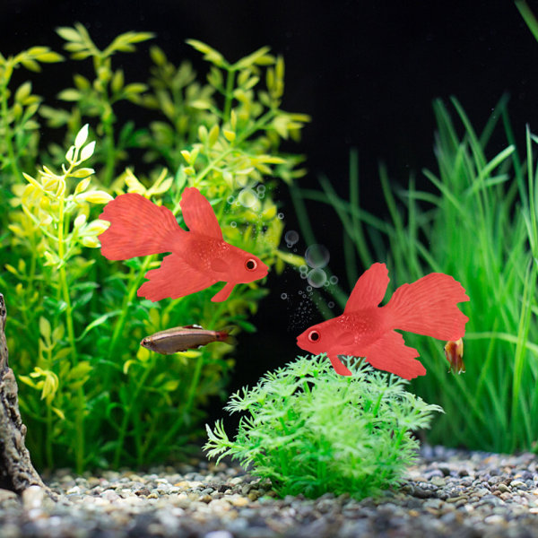 Silikon Kunstig Fisk Akvarium Dekorasjon Høy Simulering