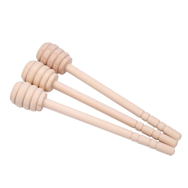 24Pcs Wooden Honey Stick, Stirring Stick, Jam Syrup Stirring Stick, Kitchen Tools