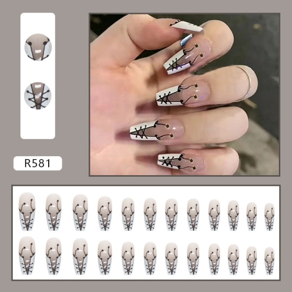 Joefnel Press on Nails  Europeiska falska naglar Press on Nails UV