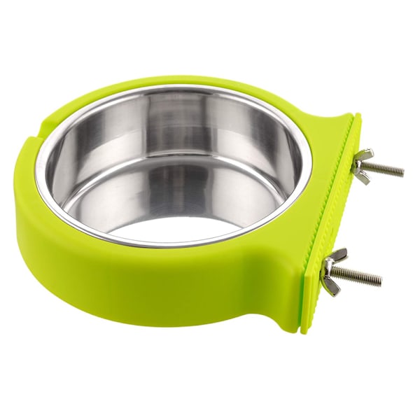 Crate Dog Bowl Removable Stainless Steel Water Food Feeder