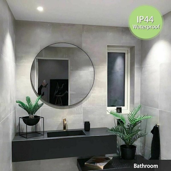 Extra Platt LED Infälld Spotlight Med Ultratunn Design, Hög Ljusstyrka 5W LED Downlight För Badrum Vardagsrum, Aluminiumlegeringskonstruktion